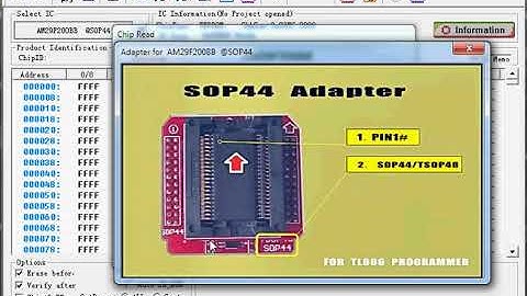 Read 29F200/400 TL866