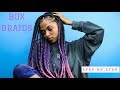 BOX BRAIDS: EASY/LOW TENSION STEP BY STEP  ft- RASTAFRI BRAID