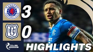 Rangers 3-0 Dundee Highlights William Hill Premiership