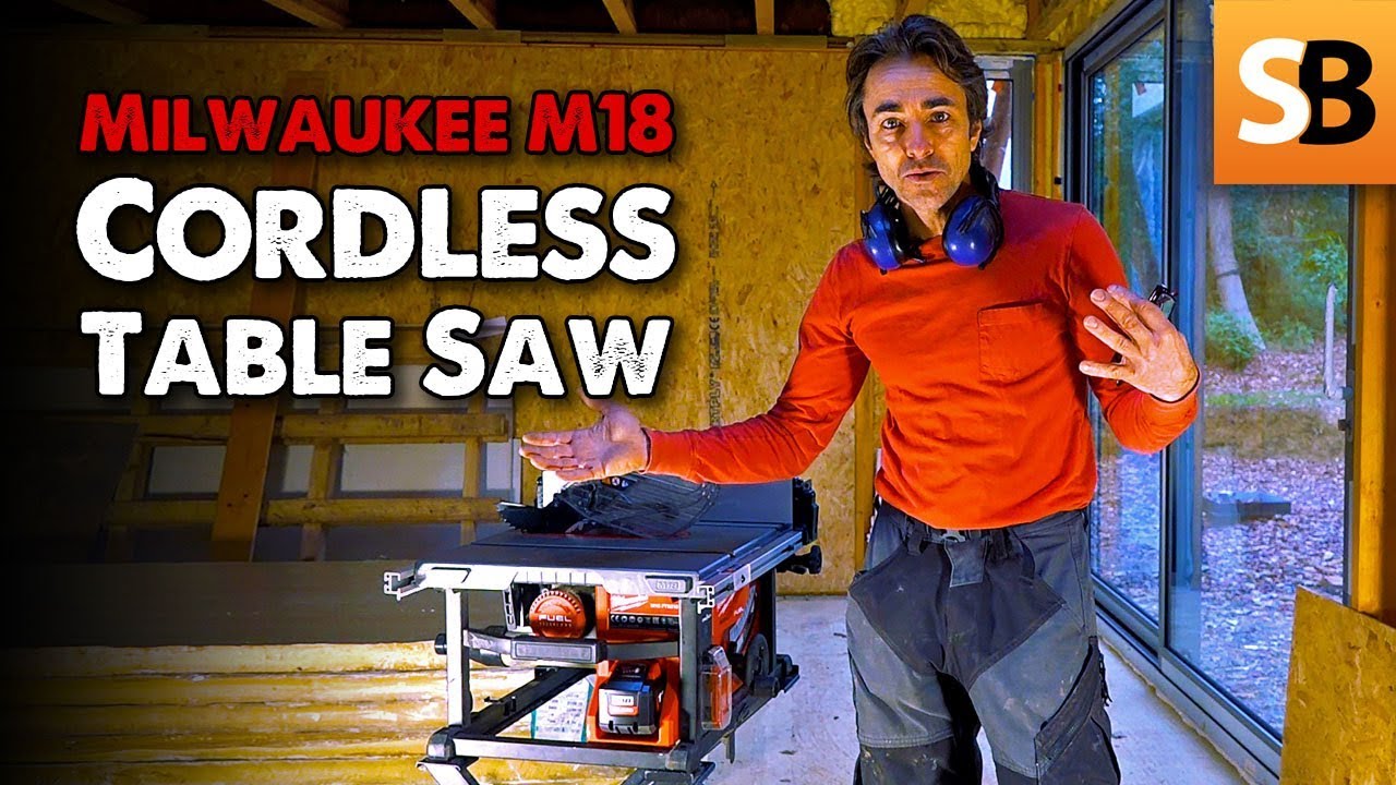 Milwaukee Cordless Table Saw - Robin's Site Test 