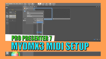 How To Setup Midi Command From  Pro Presenter 7 To  MyDMX3