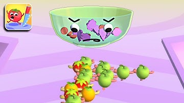 Fruit Rush Max Level - All Levels Gameplay (iOS & Android) Walkthrough Part 45