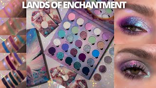 Ensley Reign Cosmetics Lands of Enchantment Collection | In Depth Swatches, Comparisons, 2 Looks