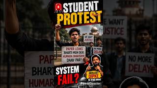 Student Protest 🔥 | Paper Leak Aur Bharti Mein Deri Se Yuva Gusse Mein | Bharat As It Is