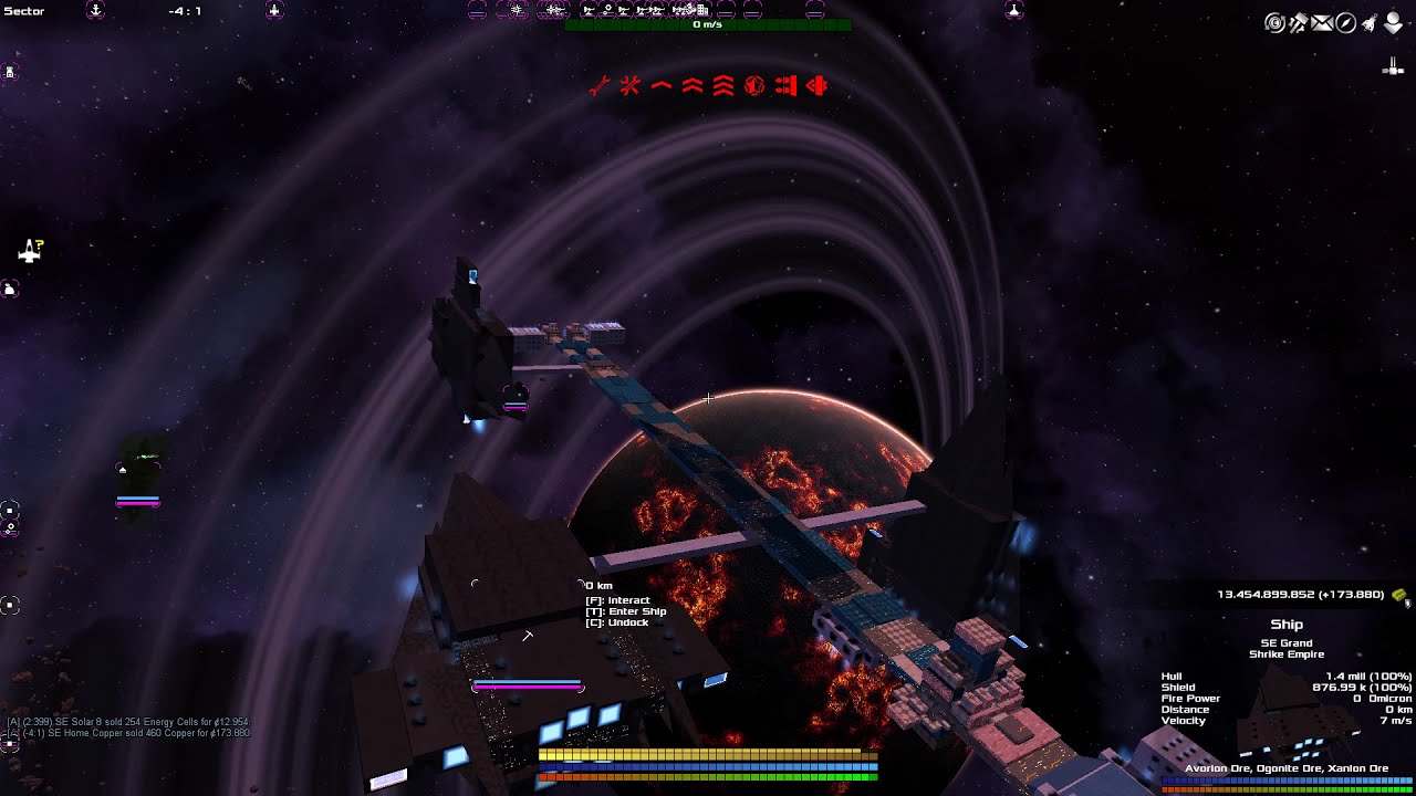 Avorion. Docking Multiple Ships To A Mothership. YouTube