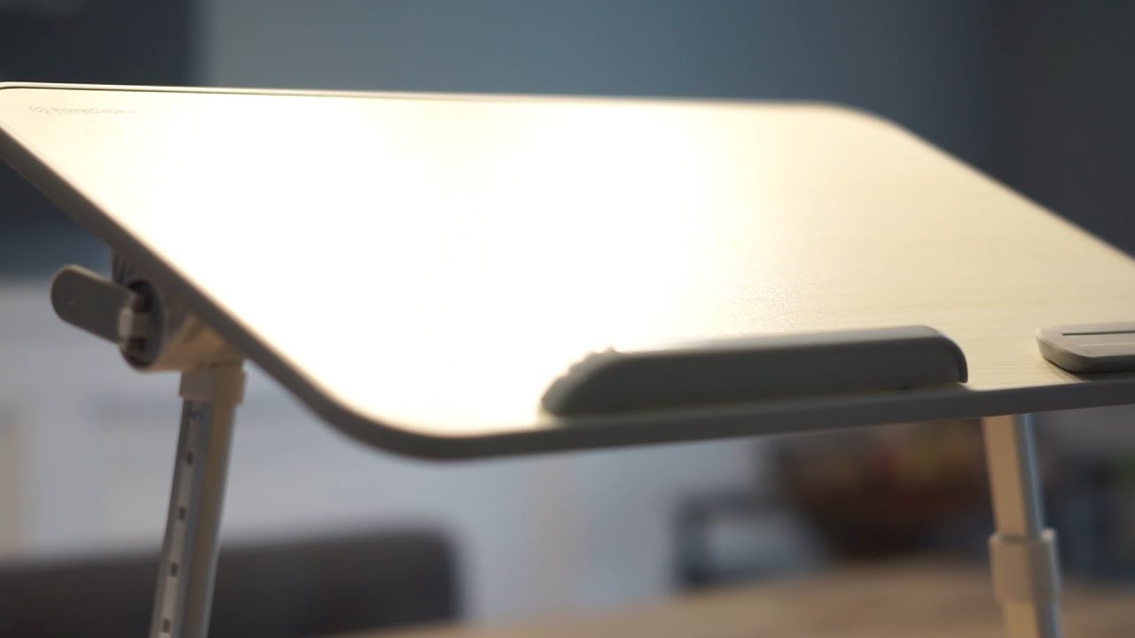 Adjustable Laptop Stand Portable Laptop Bed Table with Foldable Legs for 17" Laptop - PrimeCables®