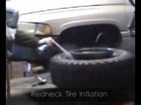 Redneck tire inflation