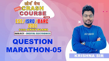 ESE ISRO BARC 2021 I DIGITAL ELECTRONICS I Question Marathon 05 I LIVE 13 Mar @ 2:00PM