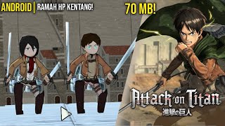 Attack On Titan Last Stand Android | Game AOT Terbaru 2022 Ukuran Kecil Offline | Fangame screenshot 4