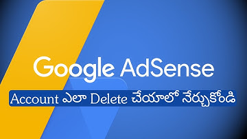 How To Delete Adsense Account Permanently || Close Google Adsense Account in Telugu