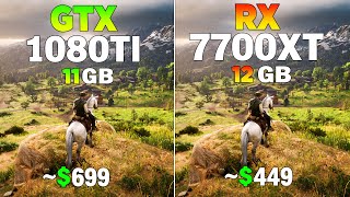 GTX 1080 Tİ vs RX 7700 XT - Test in 8 Games
