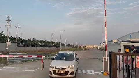 BOOM Barrier with UHF reader and Loop detector testing