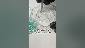 What does this pattern resemble??? Magic Ruler Small ruler, big wisdom #2024 #shorts #spirograph