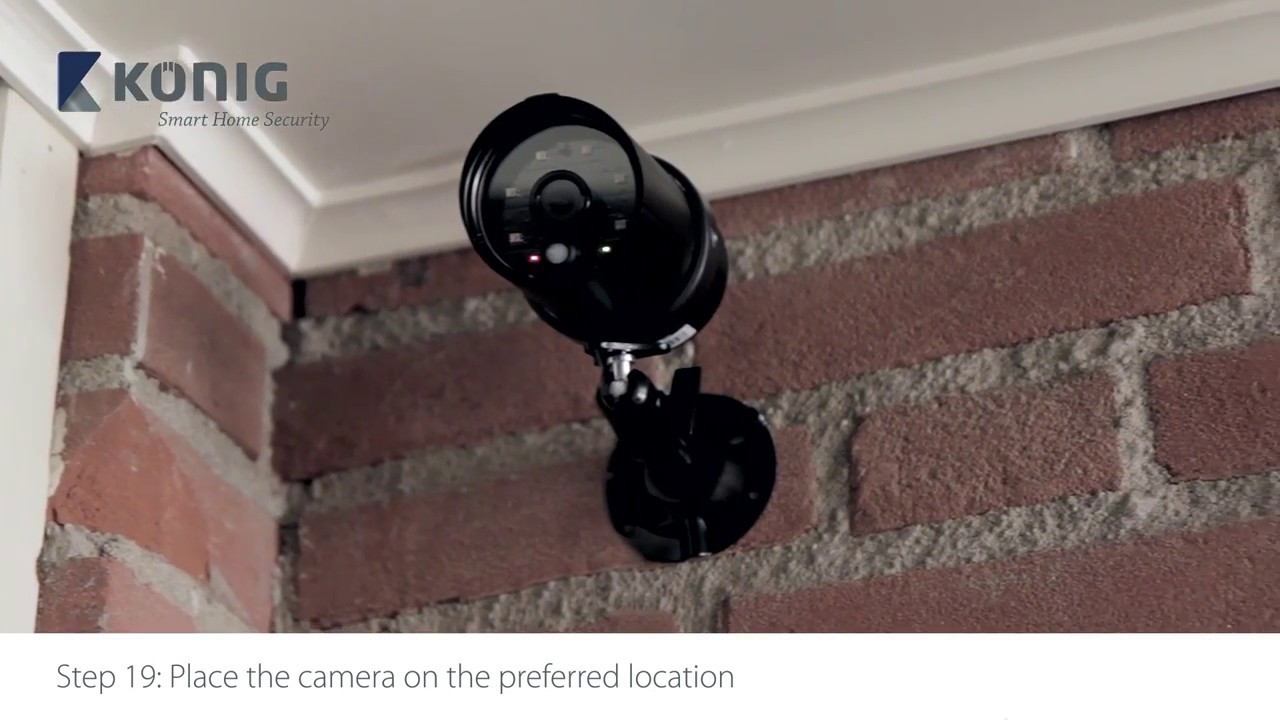 Konig Smart Hd Outdoor Ip Camera Sas Clalipc20 Installation