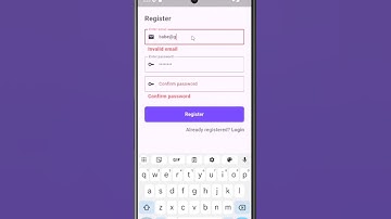 Flutter Firebase Auth System - Flutter Login System with Form Validation