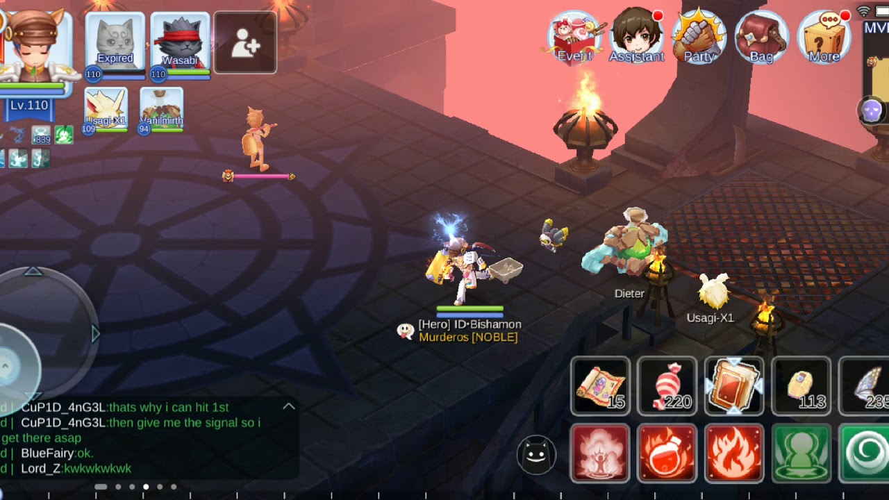 Ragnarok M: [Genetic] Dieter test damage for ET/MVP - YouTube