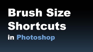 Top 3 Photoshop Brush Size and Hardness Shortcut Keystrokes (one I wish I had known when I started)