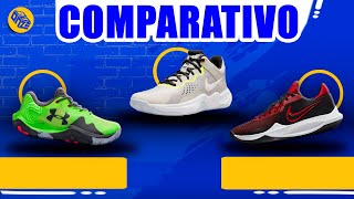 Comparativo Under Armour Buzzer x Nike Precision 6 x Nike Fly By Mid 3