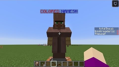 Minecraft | How to get colored item names, entity names, and text WITHOUT 3RD PARTY SOFTWARE