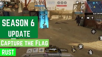 NEW SEASON 6 Update in Call of Duty Mobile - New mode (Capture the Flag) New Map (Rust)