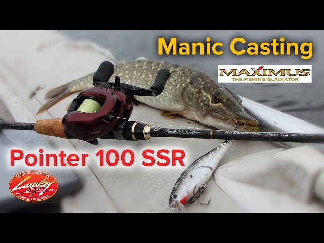 Maximus Manic Casting и Pointer 100 SSR на мелководье