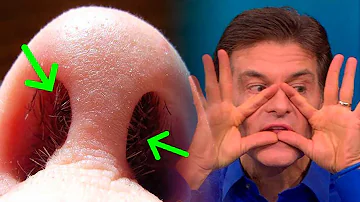 Pode tirar os pelos do nariz?