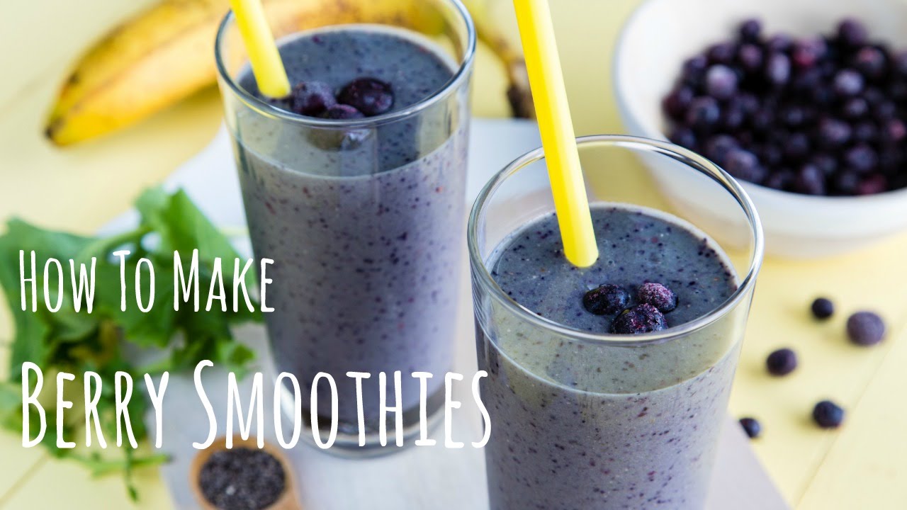 How To Make Berry Smoothie Recipe ベリースムージーの作り方 レシピ Youtube