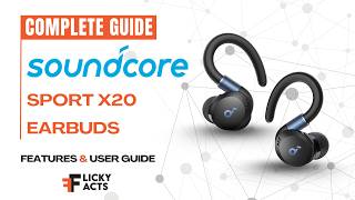 How to Use: Soundcore Sport X20 Wireless Earbuds | Setup and Features