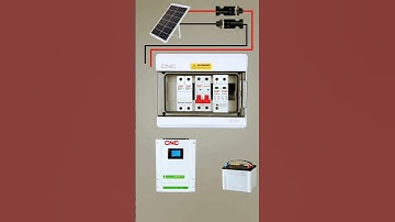 DC fuse & DC MCB & DC SPD  connection🔌🪛🔋 #solarproducts