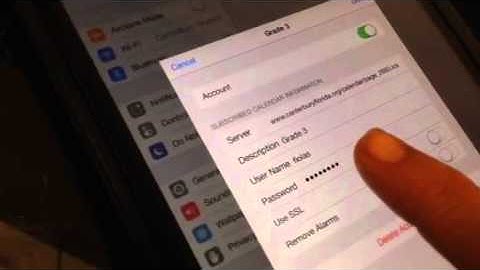 iPad/iPhone Subscribed Calendar