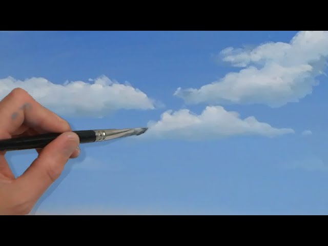 Frons Bedenken Onschuldig Kijkersvraag: hoe schilder je wolken met acrylverf? - YouTube