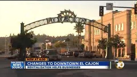 Downtown revitalization helping small business in El Cajon