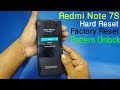 Mi Redmi Note 7S / Redmi 7 Hard reset / pattern unlock 100% solve