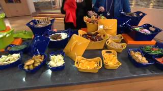 Rachael Ray Bubble & Brown 8-piece Stoneware Baker Set on QVC