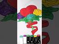 Valintines Flower Coloring ❤️🌺🌸🌷🌻🌹💐🌺 #touchmarker #markercoloring #colorings