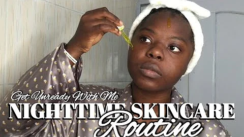 NIGHT TIME SKINCARE ROUTINE FOR ACNE PRONE SKIN|GET UNREADY WITH ME| DAMNDAMI
