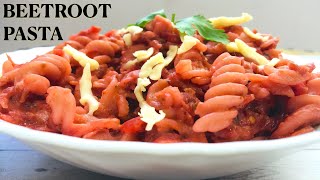 Healthy Beetroot Pasta || Yummy Red Pasta Recipe with Beetroot || Mirch ka Mazah