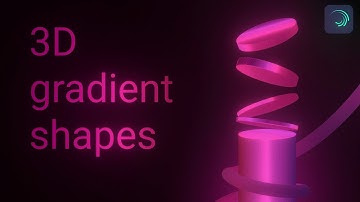 3D gradient shape! | Alight motion tutorial
