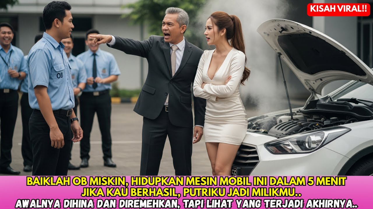 Jika Kau Bisa Hidupkan Mobil Ini Dalam 5 Menit, Putriku Milikmu.. Tak Ada yang Menyangka Akhirnya