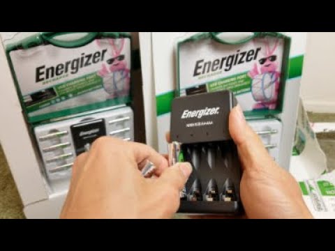 ASMR New Energizer AA AAA NiMH Rechargeable Kit + Carrying Case!