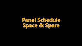 WSP Revit Addin - Panel Schedule Space & Spare