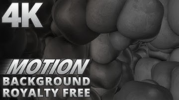 4K Blob/Organic Moving Background - Royalty Free Stock Footage - Element3D/After Effects