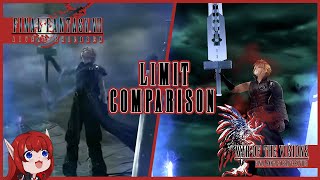 【WOTV】All Advent Children Limit Burst Comparison