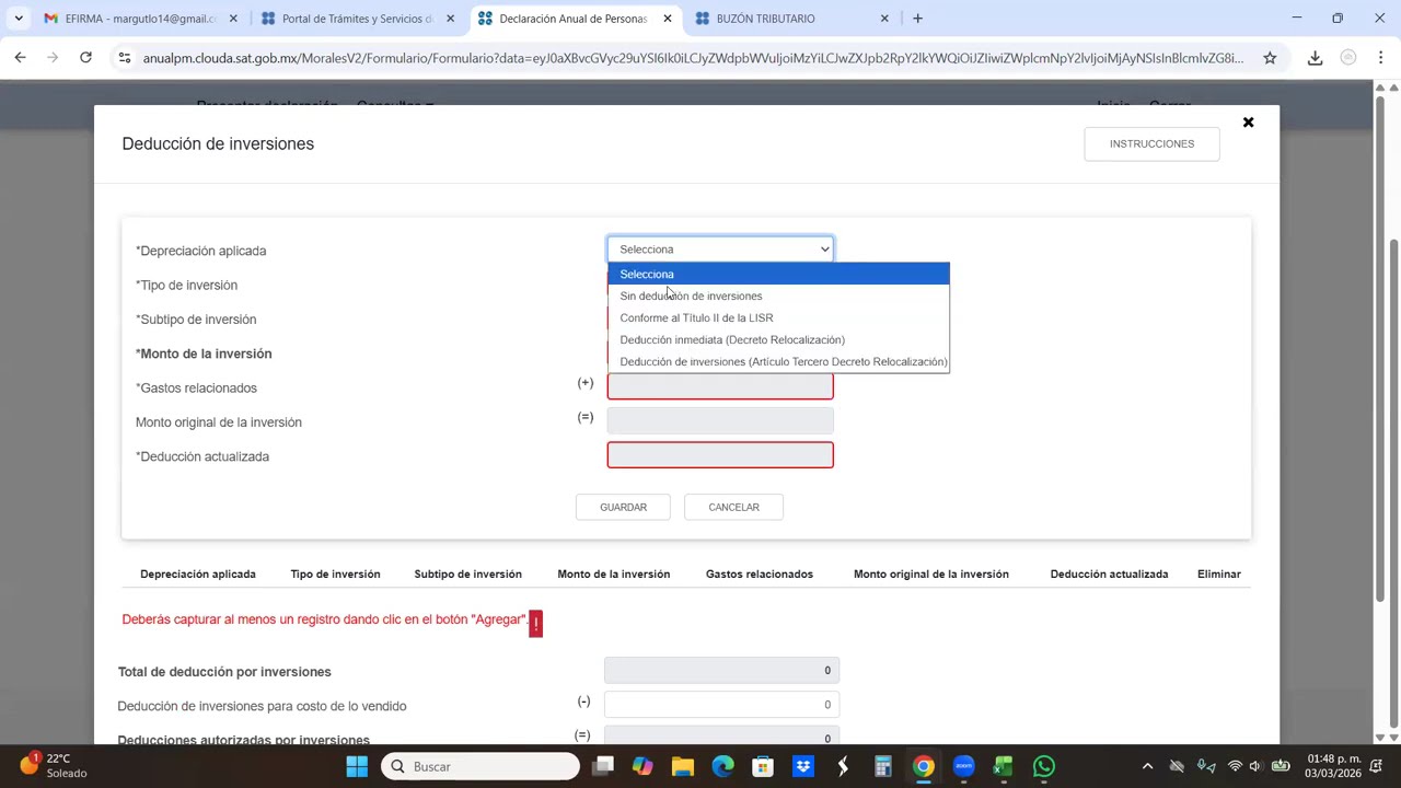 ¿Cómo llenar la declaración anual de personas morales en ceros? Cuando no hubo ingresos ni gastos.
