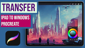 Export Procreate Art to Windows [ step by step tutorial ]