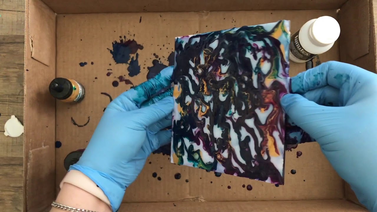 Acrylic Paint Pour Project YouTube