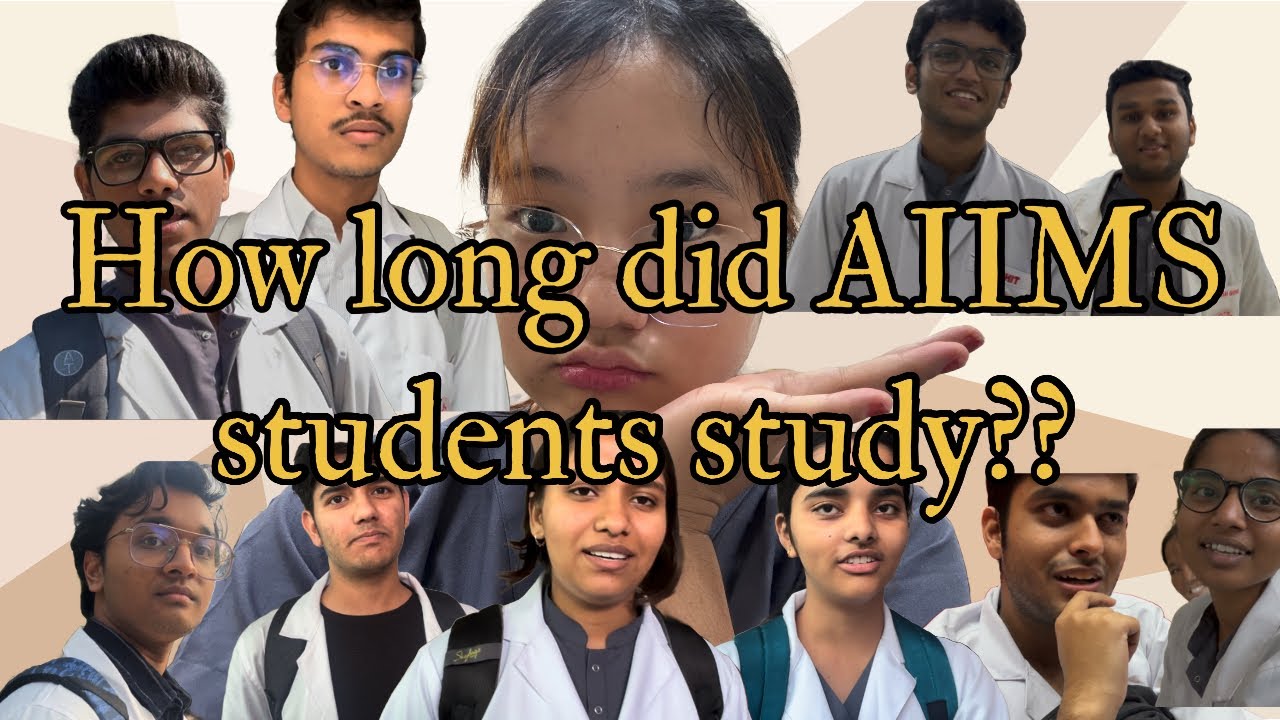 How long did medicos study to get into AIIMS ???Genuine answers #aiimsrishikesh 