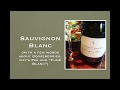 Winecast: Sauvignon Blanc