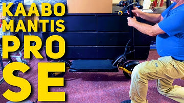 Kaabo Mantis Pro SE Electric Scooter Unboxing and Setup 👀