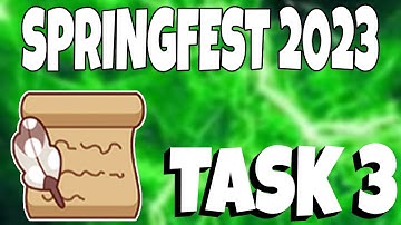 Prodigy Math Game | Completing *Task 3* of Springfest 2023! (Quill and Scroll)